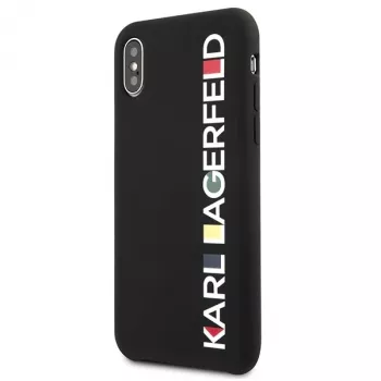 Karl Lagerfeld KLHCPXBHWHBK Funda rígida iPhone X/XS Black Glossy Bauhaus