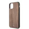 Mercedes-Benz Funda rígida Wood Line Walnut para Apple iPhone 11 Pro Max - marrón