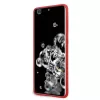 Ferrari Funda rígida FESSIHCS69RE Funda trasera de silicona para Samsung Galaxy S20 Ultra - roja