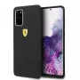 Ferrari Funda rígida FESSIHCS67BK Funda trasera de silicona para Samsung Galaxy S20+ (G985) - negra