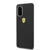 Ferrari Funda rígida FESSIHCS67BK Funda trasera de silicona para Samsung Galaxy S20+ (G985) - negra