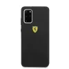Ferrari Funda rígida FESSIHCS67BK Funda trasera de silicona para Samsung Galaxy S20+ (G985) - negra