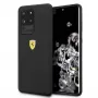 Ferrari Funda rígida FESSIHCS69BK Funda de silicona para Samsung Galaxy S20 Ultra - negra