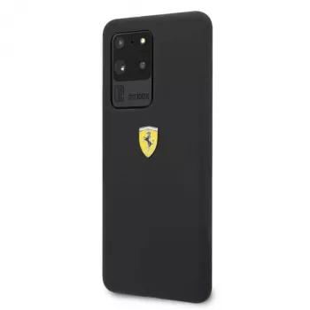 Ferrari Funda rígida FESSIHCS69BK Funda de silicona para Samsung Galaxy S20 Ultra - negra
