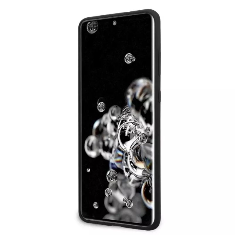 Ferrari Funda rígida FESSIHCS69BK Funda de silicona para Samsung Galaxy S20 Ultra - negra
