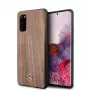 MERCEDES-BENZ Funda rígida Wood Line Walnut para Samsung Galaxy S20 (SM-G980) - marrón