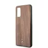 MERCEDES-BENZ Funda rígida Wood Line Walnut para Samsung Galaxy S20 (SM-G980) - marrón