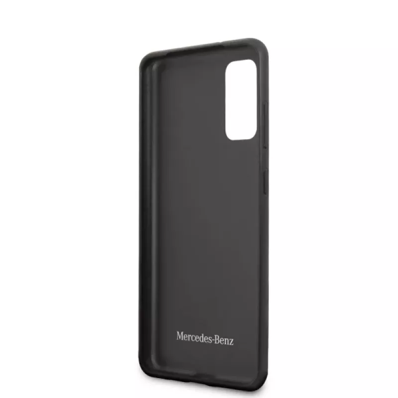 MERCEDES-BENZ Funda rígida Wood Line Walnut para Samsung Galaxy S20 (SM-G980) - marrón