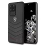 Ferrari Funda rígida FEHQUHCS69BK Heritage para Samsung Galaxy S20 Ultra, negra