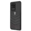 Ferrari Funda rígida FEHQUHCS69BK Heritage para Samsung Galaxy S20 Ultra, negra