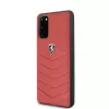 Ferrari Funda rígida FEHQUHCS62RE Heritage para Samsung Galaxy S20, roja