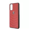 Ferrari Funda rígida FEHQUHCS62RE Heritage para Samsung Galaxy S20, roja