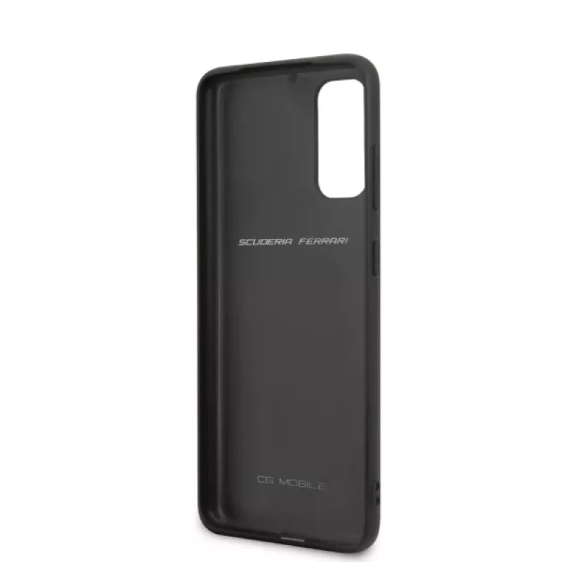 Ferrari Funda rígida FEHQUHCS62RE Heritage para Samsung Galaxy S20, roja