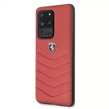 Ferrari Funda rígida FEHQUHCS69RE para Samsung Galaxy S20 Ultra G988, Red Heritage
