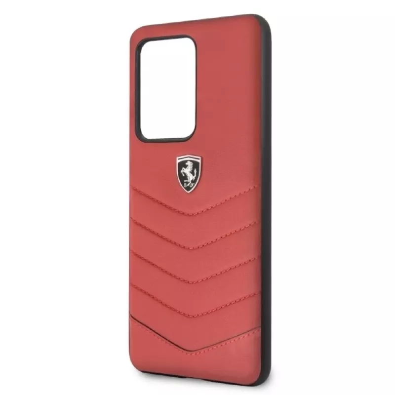 Ferrari Funda rígida FEHQUHCS69RE para Samsung Galaxy S20 Ultra G988, Red Heritage