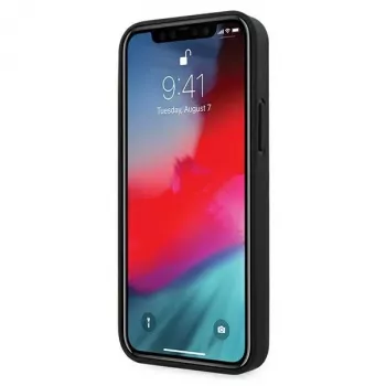 Ferrari FEOGOHCP12MBK Funda rígida Off Track Perforated para iPhone 12 / 12 Pro 6,1 pulgadas - negra