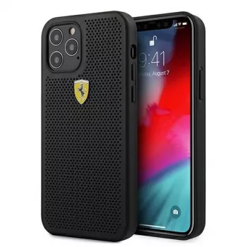 Ferrari FESPEHCP12MBK Funda rígida iPhone 12/12 Pro 6,1