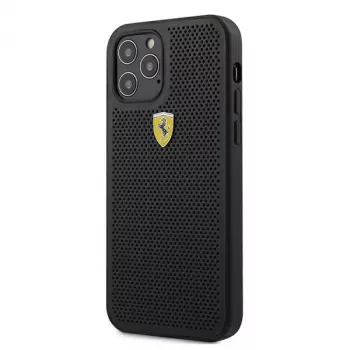 Ferrari FESPEHCP12MBK Funda rígida iPhone 12/12 Pro 6,1