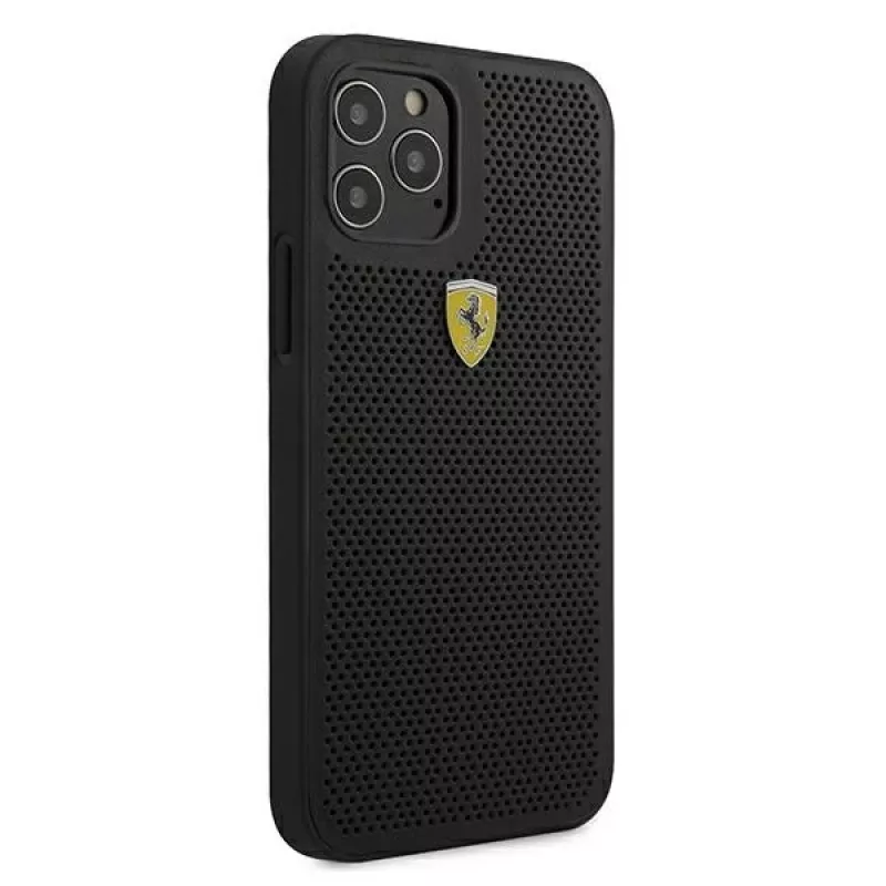 Ferrari FESPEHCP12MBK Funda rígida iPhone 12/12 Pro 6,1