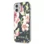 Guess Funda trasera Flower Collection para Apple iPhone 12 Mini - navy