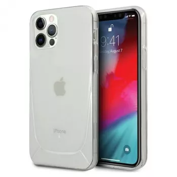 MERCEDES-BENZ Funda rígida transparente para iPhone 12/12 Pro 6,1 pulgadas Transparent Line