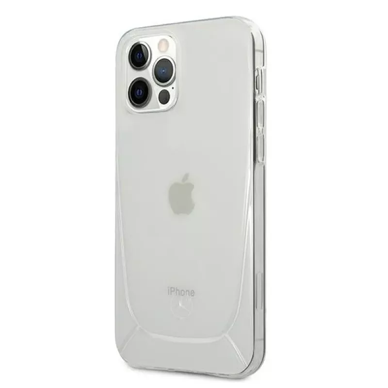 MERCEDES-BENZ Funda rígida transparente para iPhone 12/12 Pro 6,1 pulgadas Transparent Line
