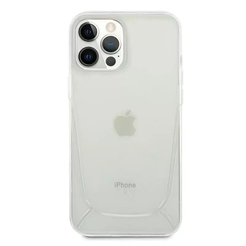 MERCEDES-BENZ Funda rígida transparente para iPhone 12/12 Pro 6,1 pulgadas Transparent Line
