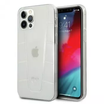 MERCEDES-BENZ MEHCP12MCLCT Funda rígida transparente para iPhone 12/12 Pro 6,1 pulgadas Transparent Line