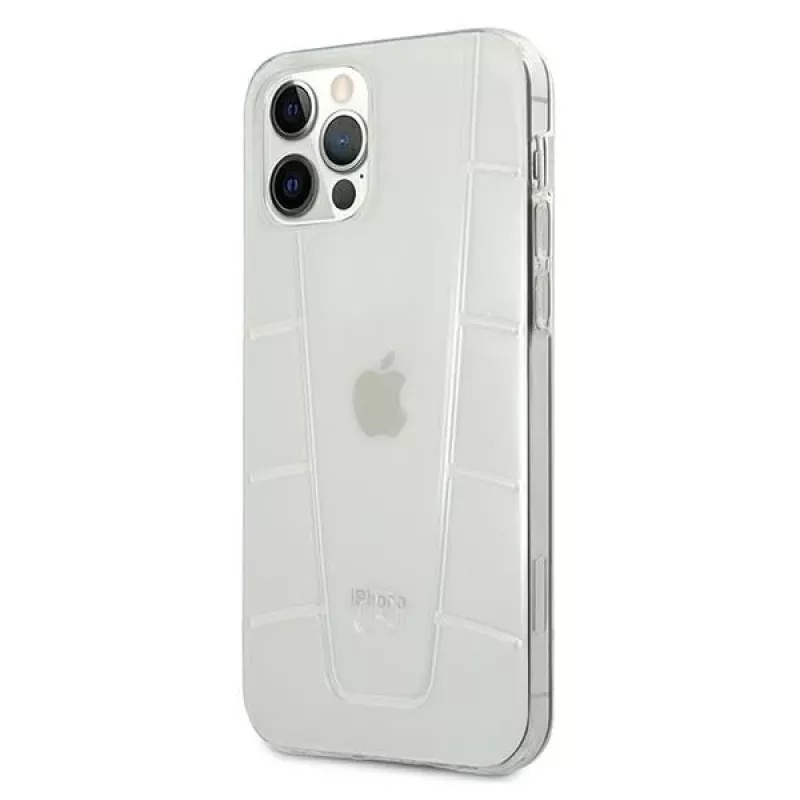 MERCEDES-BENZ MEHCP12MCLCT Funda rígida transparente para iPhone 12/12 Pro 6,1 pulgadas Transparent Line