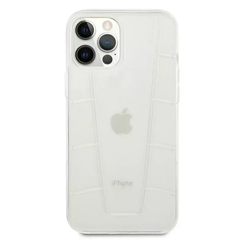 MERCEDES-BENZ MEHCP12MCLCT Funda rígida transparente para iPhone 12/12 Pro 6,1 pulgadas Transparent Line