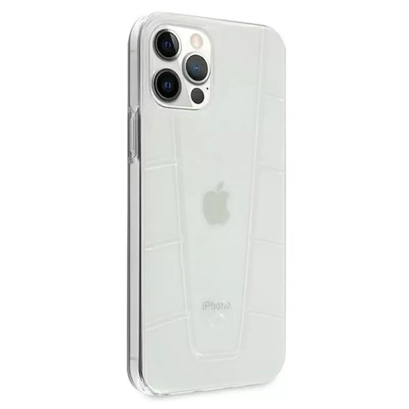 MERCEDES-BENZ MEHCP12MCLCT Funda rígida transparente para iPhone 12/12 Pro 6,1 pulgadas Transparent Line