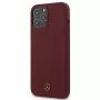 Mercedes-Benz Funda rígida Silicone Line para Apple iPhone 12 Pro Max 6,7 pulgadas roja