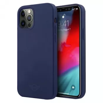 MINI MORRIS Mini MIHCP12MSLTNA Funda rígida azul marino para iPhone 12/12 Pro 6,1 pulgadas Silicone Tone On Tone