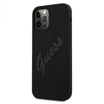 Guess Script Vintage carcasa rígida para Apple iPhone 12 Pro Max 6,7