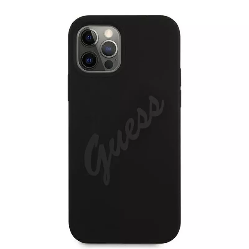 Guess Script Vintage carcasa rígida para Apple iPhone 12 Pro Max 6,7