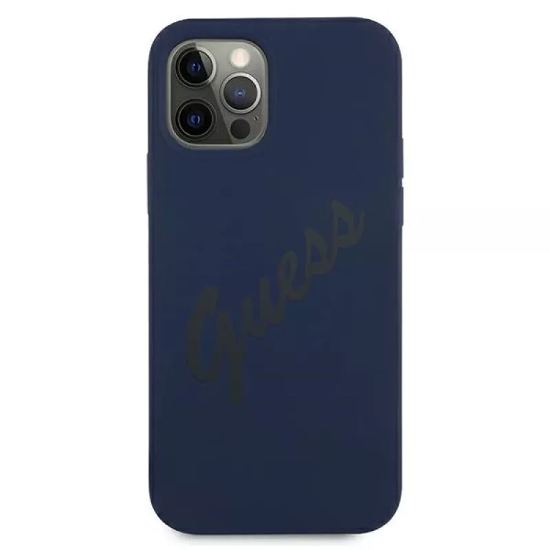 Guess Script Vintage carcasa rígida para Apple iPhone 12 / iPhone 12 Pro 6,1
