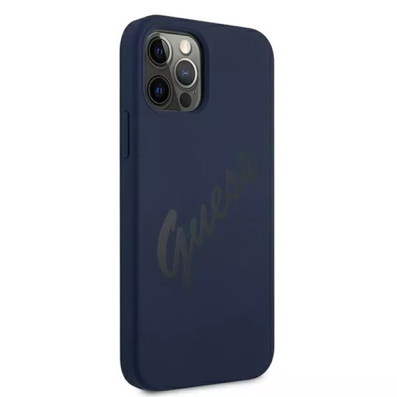 Guess Script Vintage carcasa rígida para Apple iPhone 12 / iPhone 12 Pro 6,1