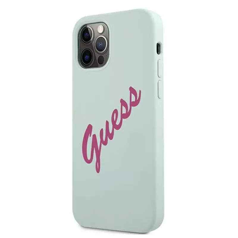 Guess Silicone Vintage carcasa rígida para Apple iPhone 12 / 12 Pro 6,1