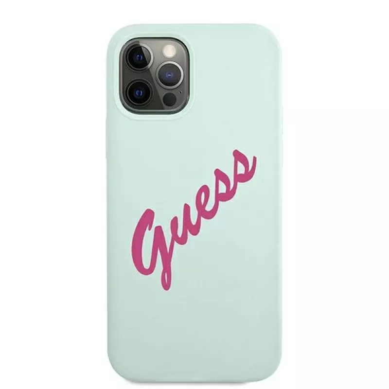 Guess Silicone Vintage carcasa rígida para Apple iPhone 12 / 12 Pro 6,1