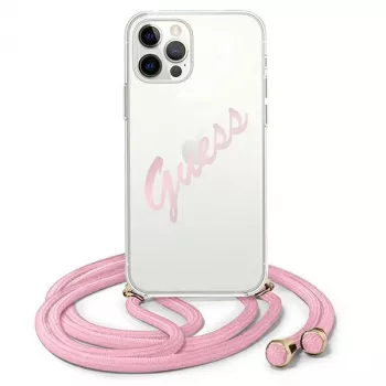 Guess Script Vintage carcasa rígida para iPhone 12 / 12 Pro 6,1