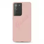 Guess GUHCS21LLSVSPI carcasa rígida Script Vintage para Samsung Galaxy S21 Ultra (SM-G998) - rosa