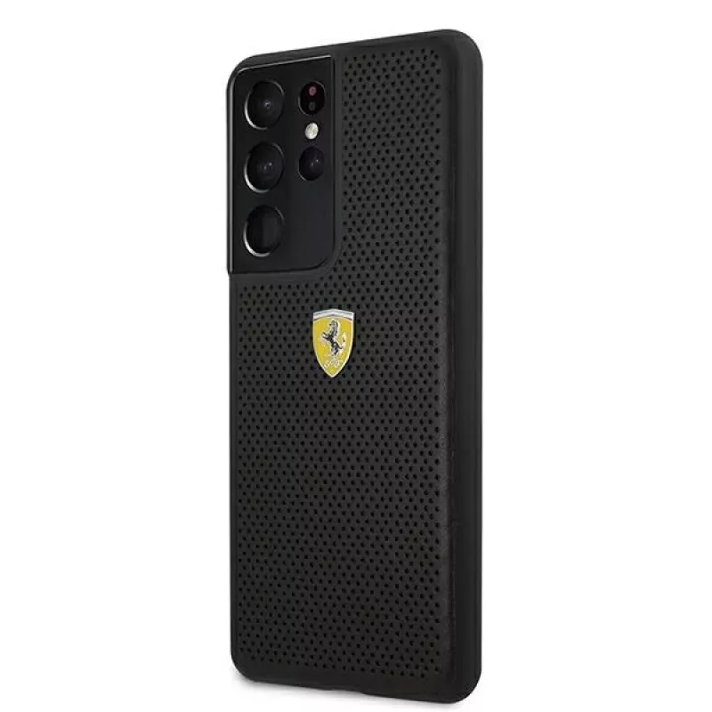 Ferrari FESPEHCS21LBK S21 Ultra G996 carcasa rígida negra On Track perforada