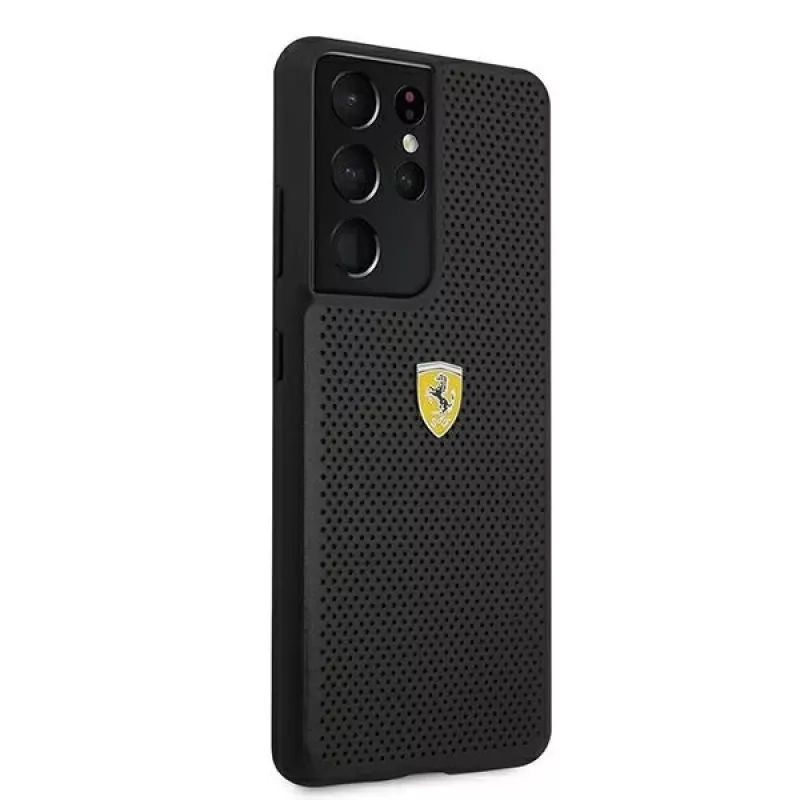 Ferrari FESPEHCS21LBK S21 Ultra G996 carcasa rígida negra On Track perforada
