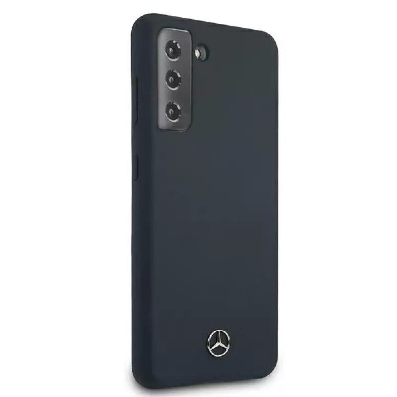 Mercedes-Benz Silicone Line carcasa rígida para Samsung Galaxy S21 - azul