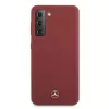 Mercedes-Benz Silicone Line carcasa rígida para Samsung Galaxy S21 (SM-G991) - roja