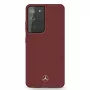 Mercedes-Benz S21 Ultra G998 carcasa rígida roja Silicone Line funda trasera protectora