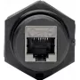 Eaton Tripp Lite N206-BC01-IND Acoplador RJ45 Cat5/Cat6 hembra-hembra blindado industrial IP68 con tapa antipolvo TAA