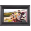 AGFAPHOTO Agfa Photo LED HD 7 Marco de fotos digital con reloj y calendario APF700 Negro