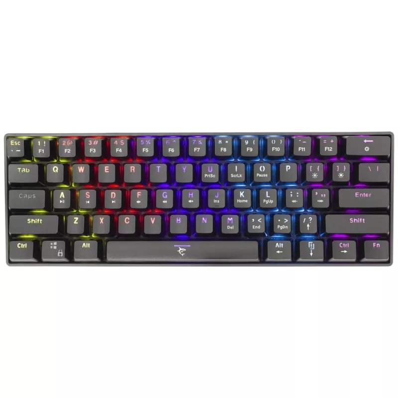 WHITE SHARK Black Shark GK-2022 Shinobi US Brown SW teclado mecánico