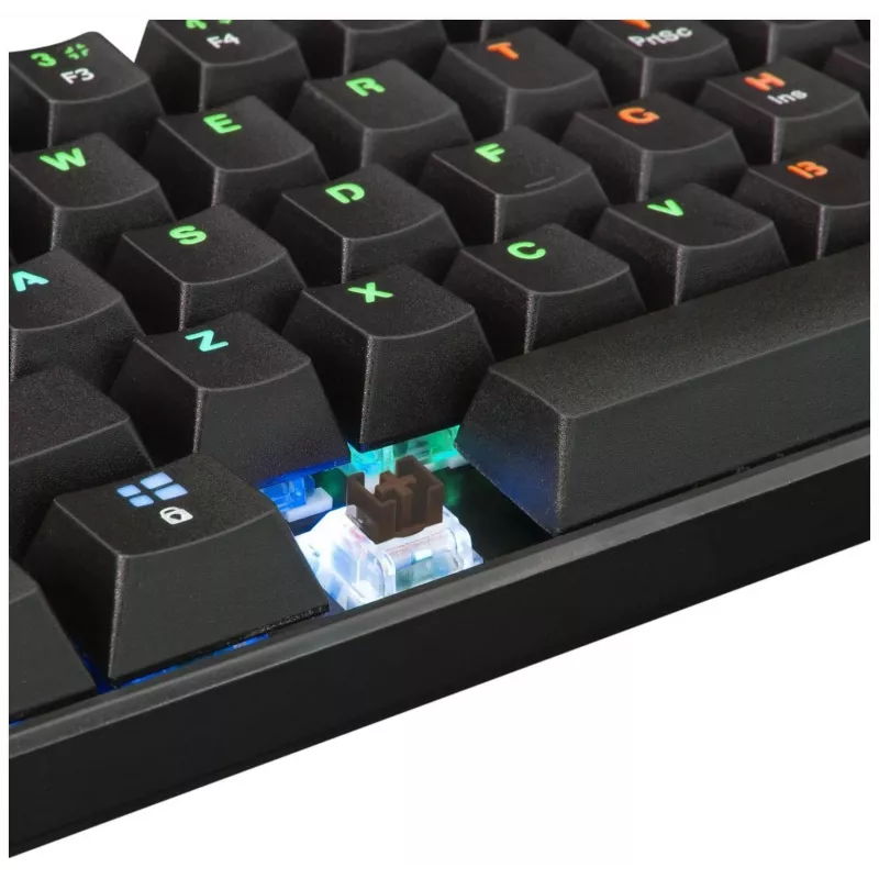 WHITE SHARK Black Shark GK-2022 Shinobi US Brown SW teclado mecánico